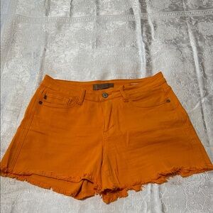 Judy Blue Vibrant Orange Jean Shorts